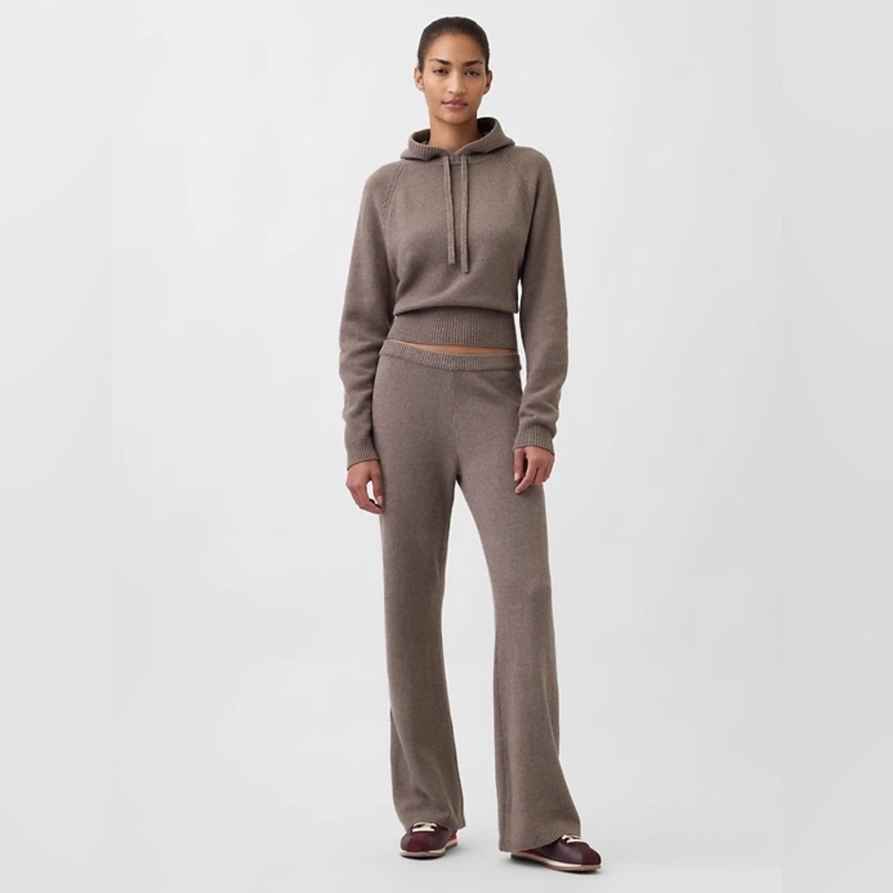 NWT Gap CashSoft Boot Sweater Toasted Almond Brown Pants S - Picture 4 of 14